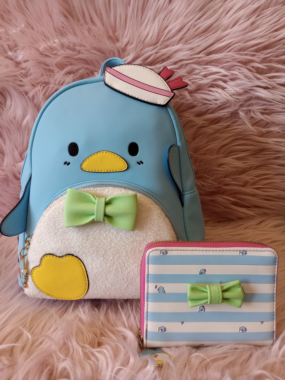 Sanrio Tuxedo Sam Cosplay Mini-Backpack & Wallet Set RARE! - Picture 2 of 15